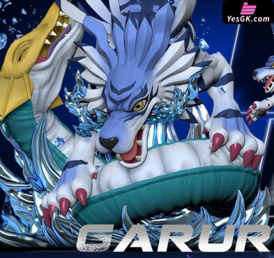 Digimon Fox Flame Garurumon GK Statue - Crazy Nest Studio [Pre-Order] Deposit Digimon