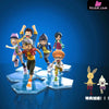 Digimon Frontier Protagonists Running Set GK Statue - DMX Studio [Pre-Order] Digimon