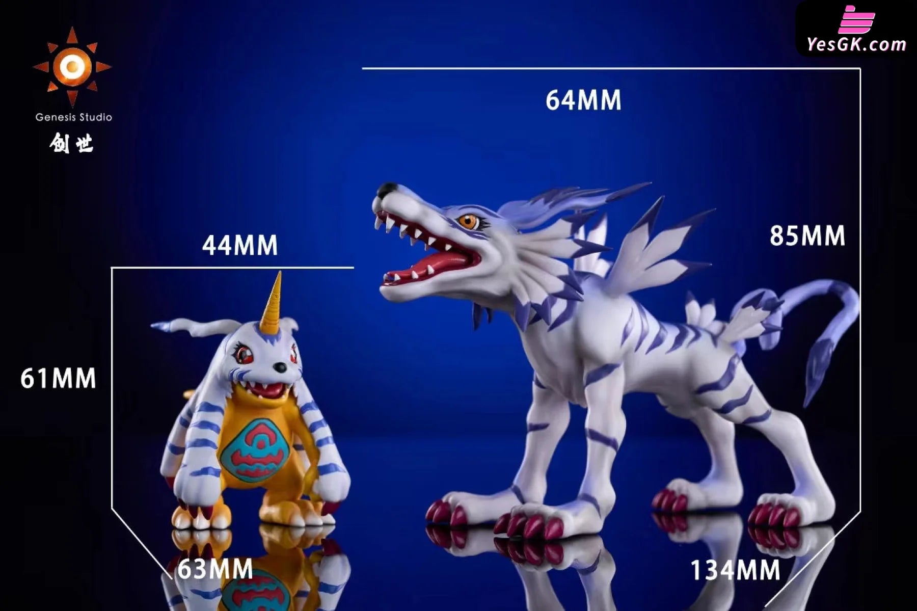 Digimon Gabumon Garurumon Resin Statue - Genesis Studio [Pre-Order]