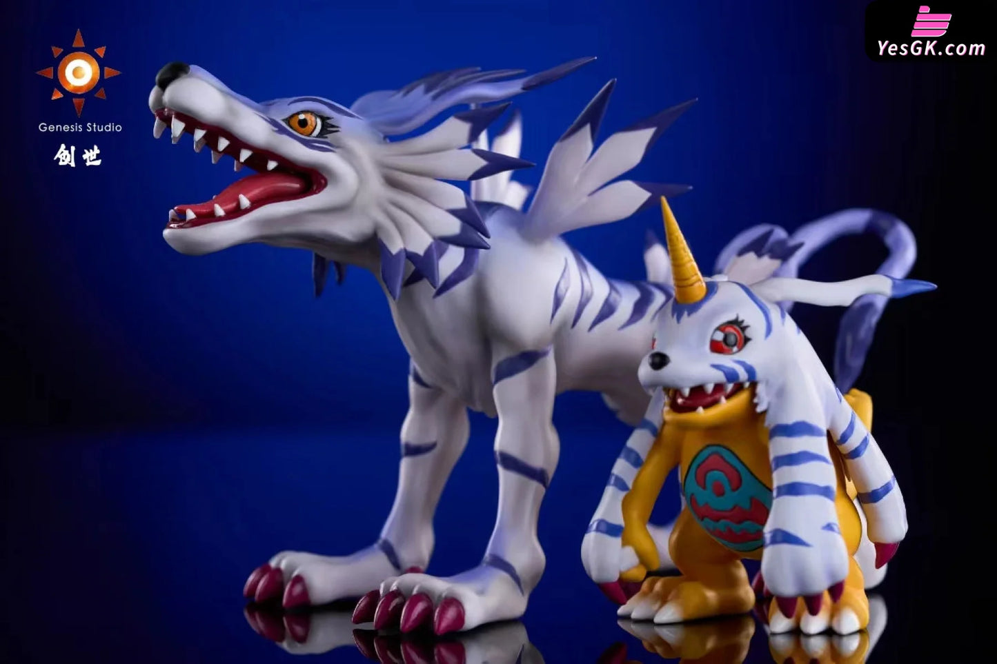 Digimon Gabumon Garurumon Resin Statue - Genesis Studio [Pre-Order]