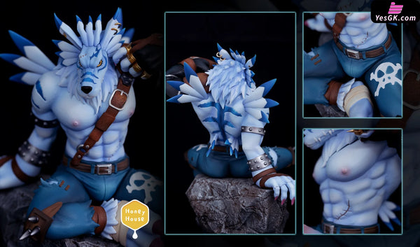 Digimon Garurumon GK Statue - Honey House Studio [In-Stock] - Full Payment - Digimon