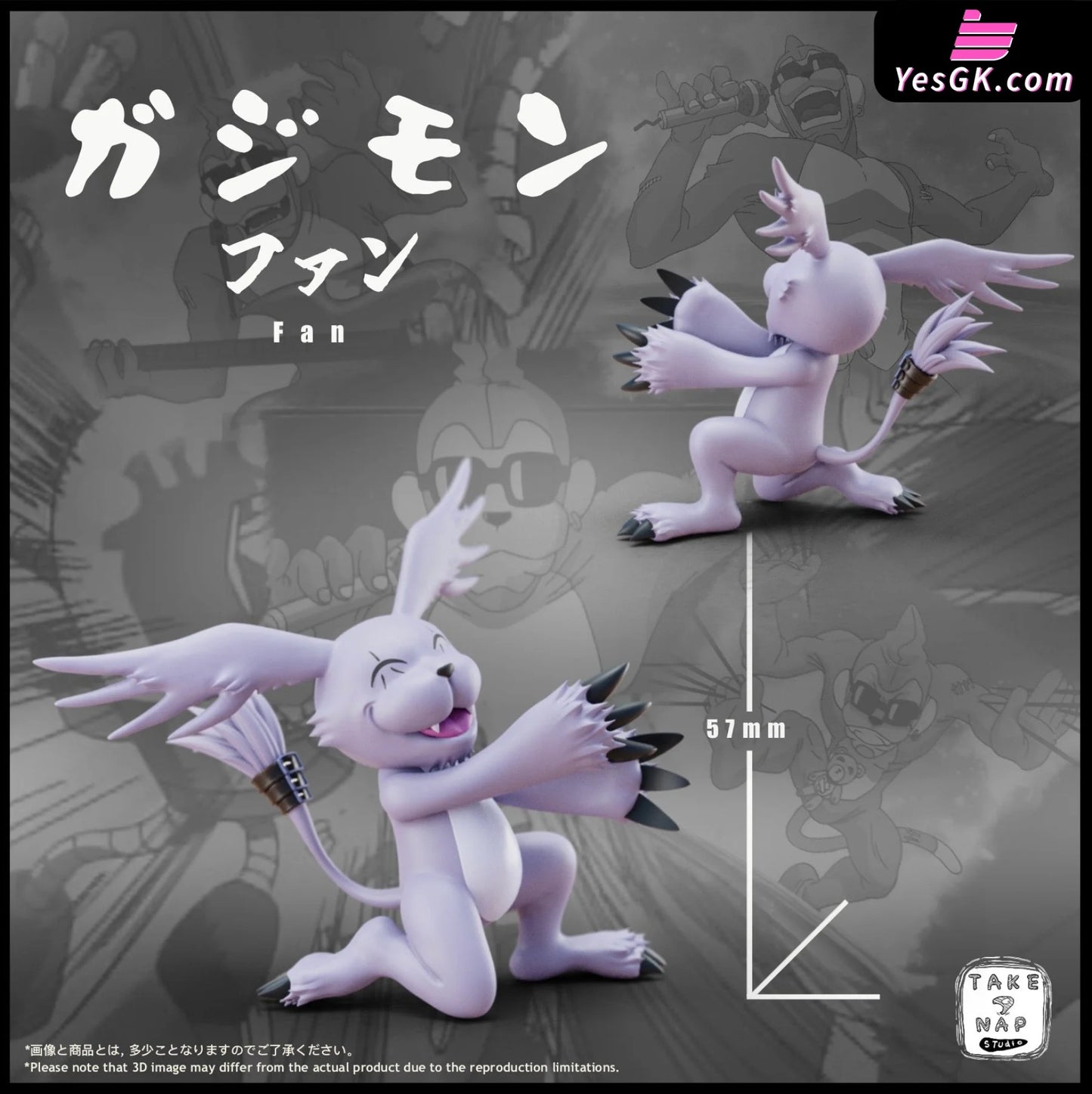 Digimon Gazimon Combination Statue - Take A Nap Studio [Pre-Order]