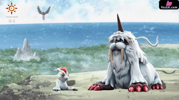 Digimon Gomamon & Ikkakumon GK Statue - Genesis Studio [In-Stock] - Full Payment - Digimon