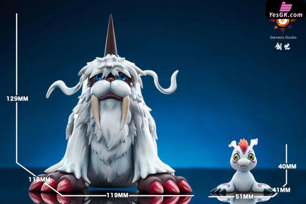 Digimon Gomamon & Ikkakumon GK Statue - Genesis Studio [In-Stock] - Full Payment - Digimon