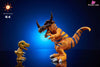 Digimon Greymon & Agumon Resin Statue - Genesis Studio [Pre-Order]