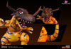 Digimon Greymon & Greymon (Blue) GK Statue - TT Studio [Pre-Order] Digimon