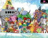 Digimon Group Photo of the Main Characters #1 Mimi Tachikawa & Palmon GK Statue - Guang Qiu Studio [In-Stock] - Digimon