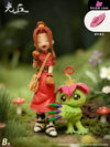 Digimon Group Photo of the Main Characters #1 Mimi Tachikawa & Palmon GK Statue - Guang Qiu Studio [In-Stock] - Full