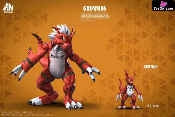 Digimon Growmon 1/6 GK Statue - AN Studio [Pre-Order] - Digimon