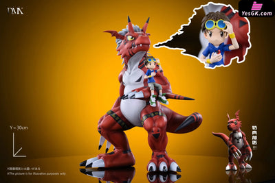 Digimon Growmon & Takato Matsuda & Guilmon GK Statue - DMX Studio [Pre-Order] Deposit / Primary Color Digimon