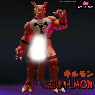 Digimon Guilmon Statue - Shibadon Studio [In-Stock] Full Payment Digimon