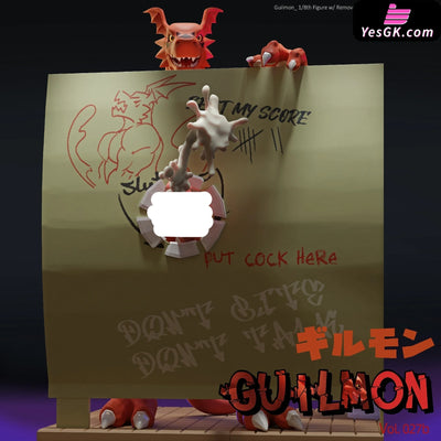 Digimon Guilmon Statue - Shibadon Studio [In-Stock] Full Payment Digimon