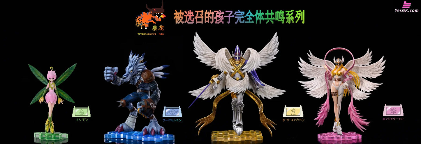 Digimon - Holy Angemon & Angewomon Resin Statue Tyrannosaurus Rex Studio [In Stock]