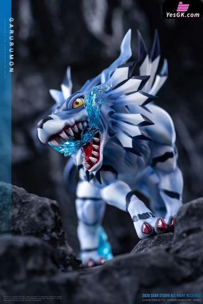 Digimon Illustrated Series Garurumon GK Statue - Soar Studio [In-Stock] Digimon