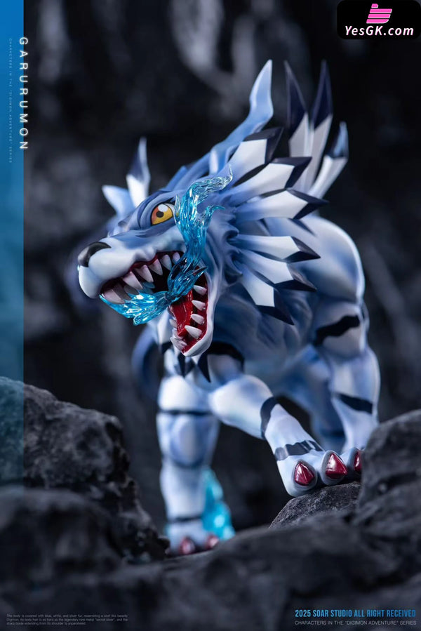 Digimon Illustrated Series Garurumon GK Statue - Soar Studio [In-Stock] Digimon