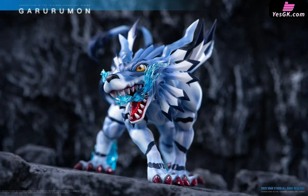 Digimon Illustrated Series Garurumon GK Statue - Soar Studio [In-Stock] Digimon