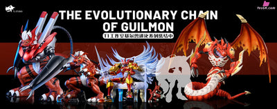 Digimon Illustrated Series Guilmon GK Statue - T1 Studio & Tian Tian Studio [In-Stock] - Digimon