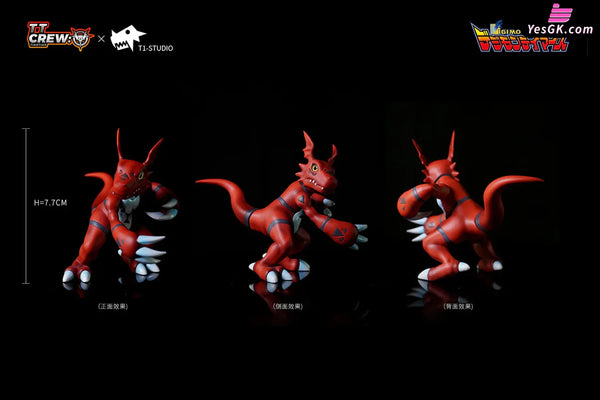 Digimon Illustrated Series Guilmon GK Statue - T1 Studio & Tian Tian Studio [In-Stock] - Digimon