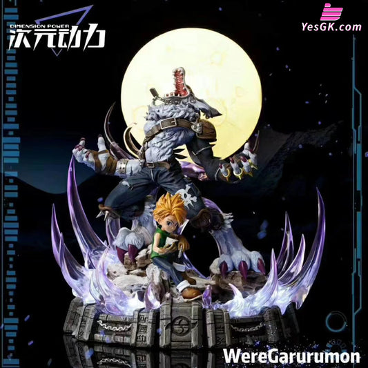 Digimon - Ishida Yamato & Weregarurumon Resin Statue Dimension Power Studio [In Stock]