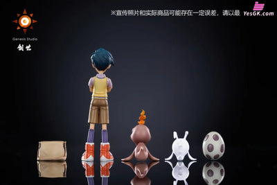 Digimon Joe Kido & Bukamon & Pitchmon & DigiTama GK Statue - Genesis Studio [Pre-Order] Digimon