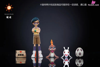 Digimon Joe Kido & Bukamon & Pitchmon & DigiTama GK Statue - Genesis Studio [Pre-Order] Deposit Digimon