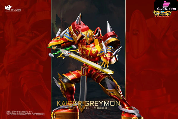 Digimon Kaiser Greymon GK Statue - T1 Studio [In-Stock] - Full Payment / Kaiser Greymon - Digimon