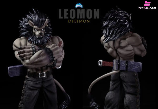 Digimon Leomon Statue - TiaoTiao Hall Studio [In-Stock] - Full Payment / MH Scale / Black Color - Digimon