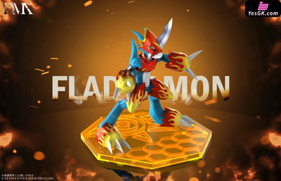 Digimon Lighdramon & Motomiya Daisuke & V-mon & Fladramon GK Statue - DMX Studio [Pre-Order] Digimon