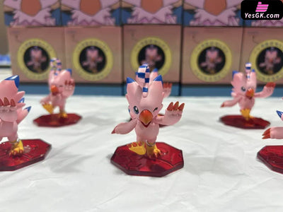 Digimon Main character Team #4 Sora Takenouchi & Piyomon Resin Statue - Miman Studio [In-Stock] Digimon