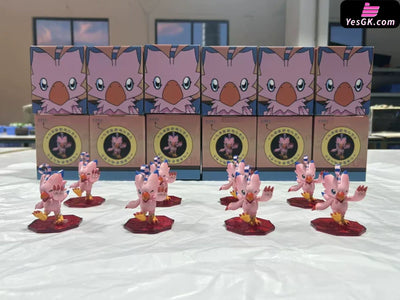 Digimon Main character Team #4 Sora Takenouchi & Piyomon Resin Statue - Miman Studio [In-Stock] Digimon