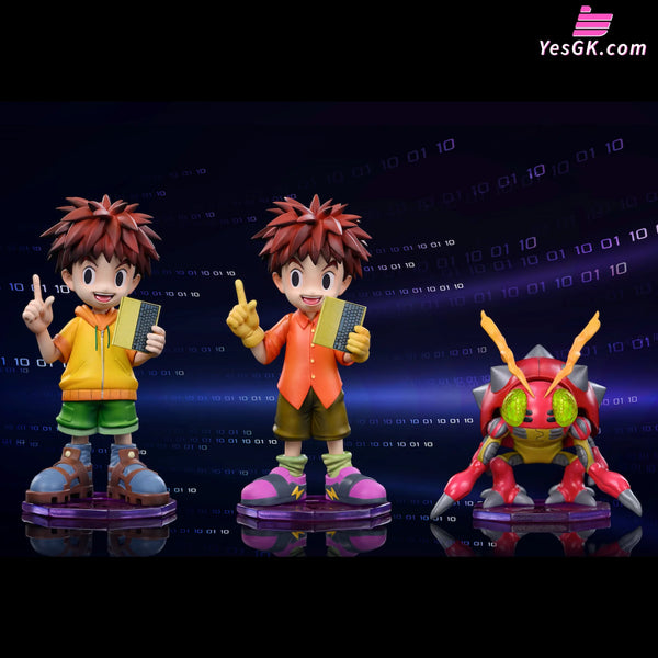 Digimon Main Main Characters Series #6 Koushiro & Tentomon GK Statue - MIMAN Studio [Pre-Order] Digimon