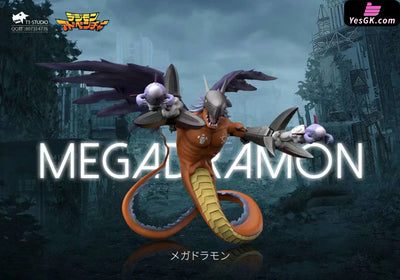Digimon Megadramon & Gigadramon Statue - T1 Studio [Pre-Order] Deposit /
