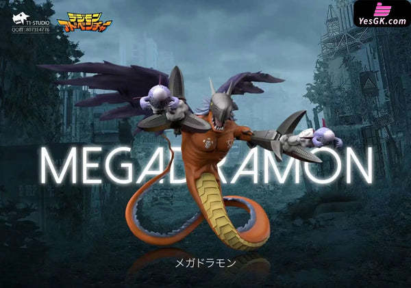 Digimon Megadramon & Gigadramon Statue - T1 Studio [Pre-Order] Deposit /