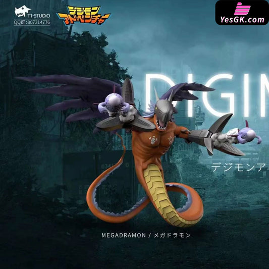 Digimon Megadramon & Gigadramon Statue - T1 Studio [Pre-Order]
