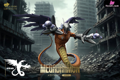 Digimon Metal Empire Series Mugendramon & Megadramon & Gigadramon & Mekanorimon & Guardromon & Tankmon GK Statue - T1
