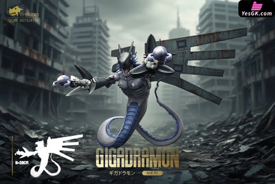 Digimon Metal Empire Series Mugendramon & Megadramon & Gigadramon & Mekanorimon & Guardromon & Tankmon GK Statue - T1