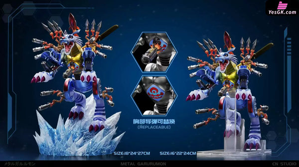 Digimon Metal Garurumon 1/12 GK Statue - Crazy Nest Studio [Pre-Order] Digimon