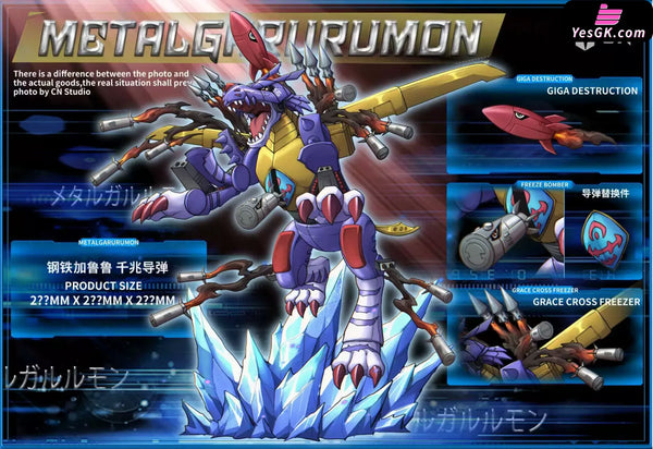 Digimon Metal Garurumon 1/12 GK Statue - Crazy Nest Studio [Pre-Order] Digimon