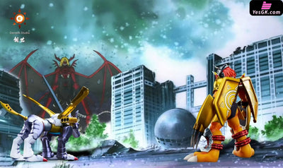 Digimon Metal Garurumon 1/20 GK Statue - Genesis Studio [In-Stock] Full Payment Digimon