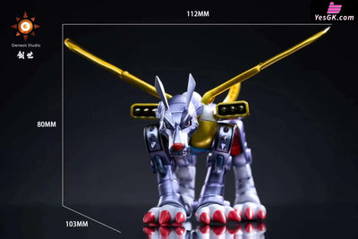 Digimon Metal Garurumon 1/20 GK Statue - Genesis Studio [In-Stock] Full Payment Digimon
