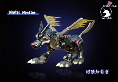 Digimon Metal Garurumon GK Statue - MDS Studio [Pre-Order] Deposit / Black Metal Garurumon Digimon