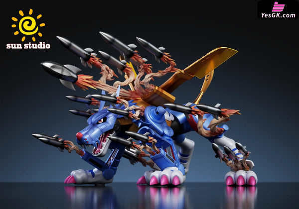 Digimon Metal Garurumon GK Statue - Sun Studio [Pre-Order] Deposit Digimon