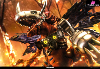 Digimon Metal Greymon GK Statue - Koko Studio [Pre-Order] Deposit / Blue Color Digimon