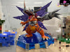 Digimon - Metal Greymon With Led Resin Statue Moon Shadow Studio [In Stock]