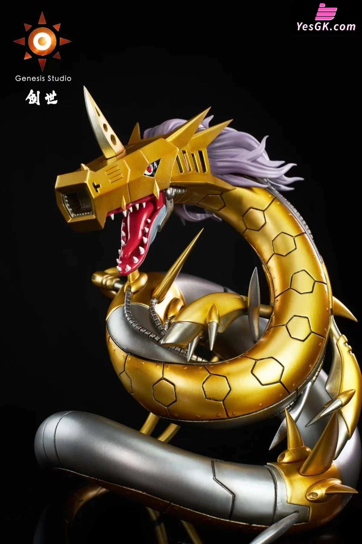 Digimon Metal Seadramon Resin Statue - Genesis Studio [Pre-Order]