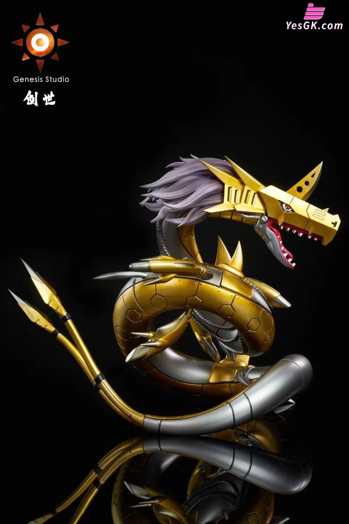 Digimon Metal Seadramon Resin Statue - Genesis Studio [Pre-Order]