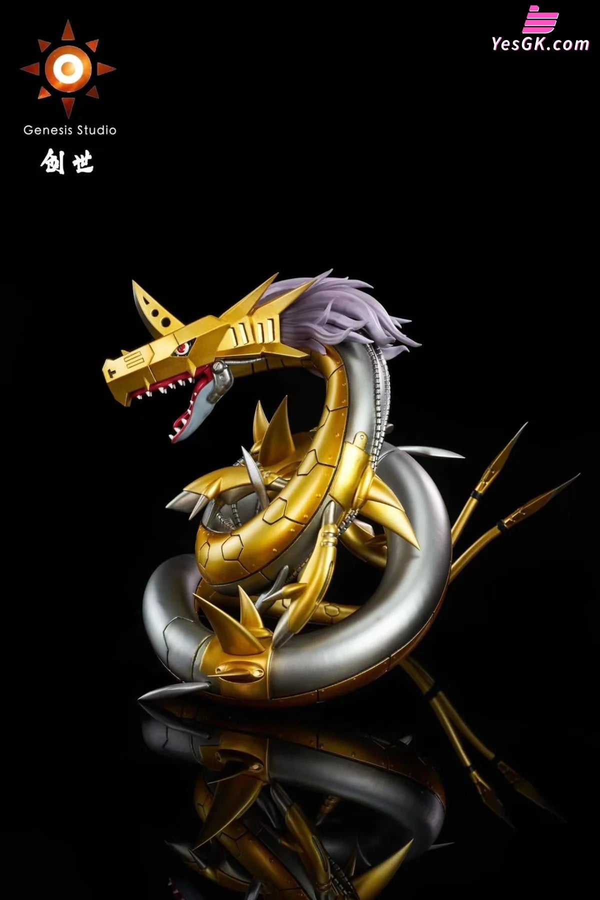 Digimon Metal Seadramon Resin Statue - Genesis Studio [Pre-Order]