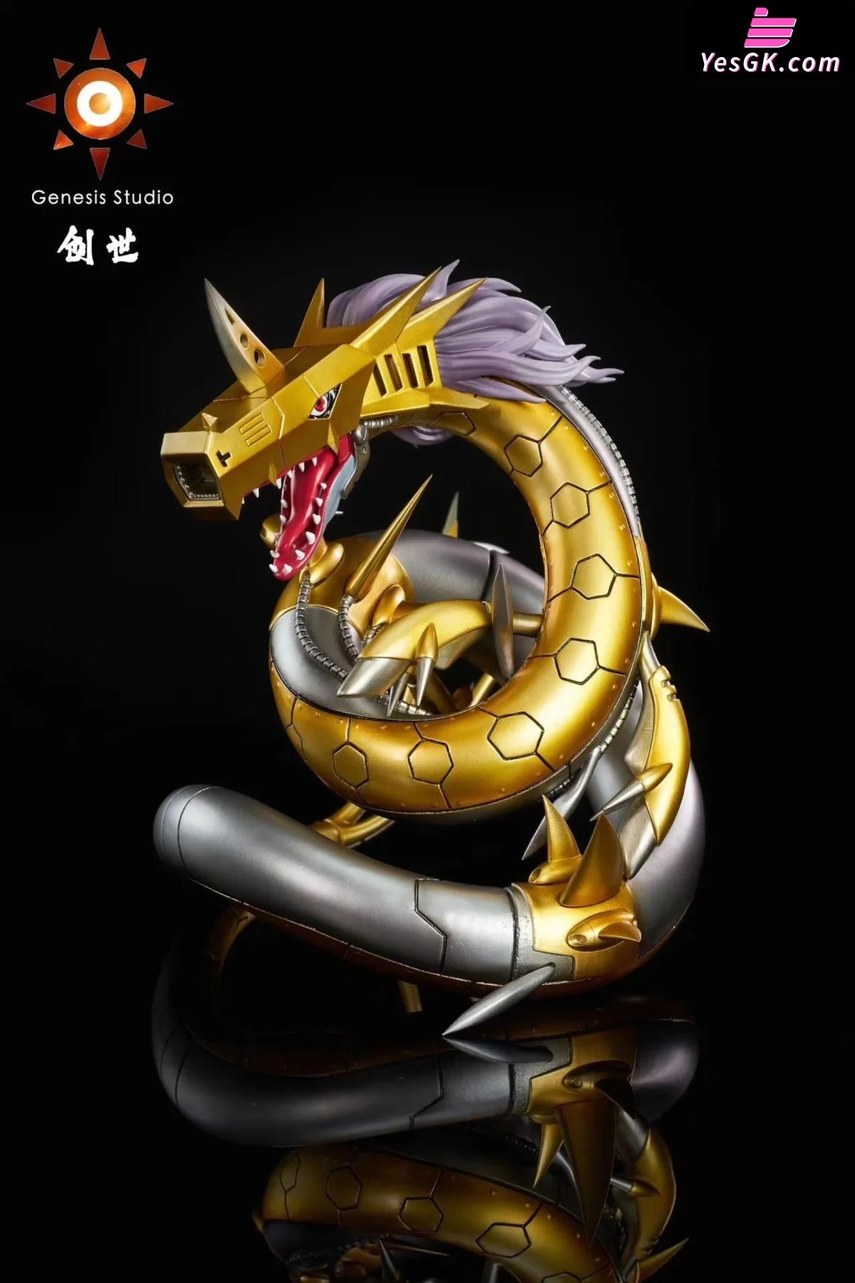 Digimon Metal Seadramon Resin Statue - Genesis Studio [Pre-Order]