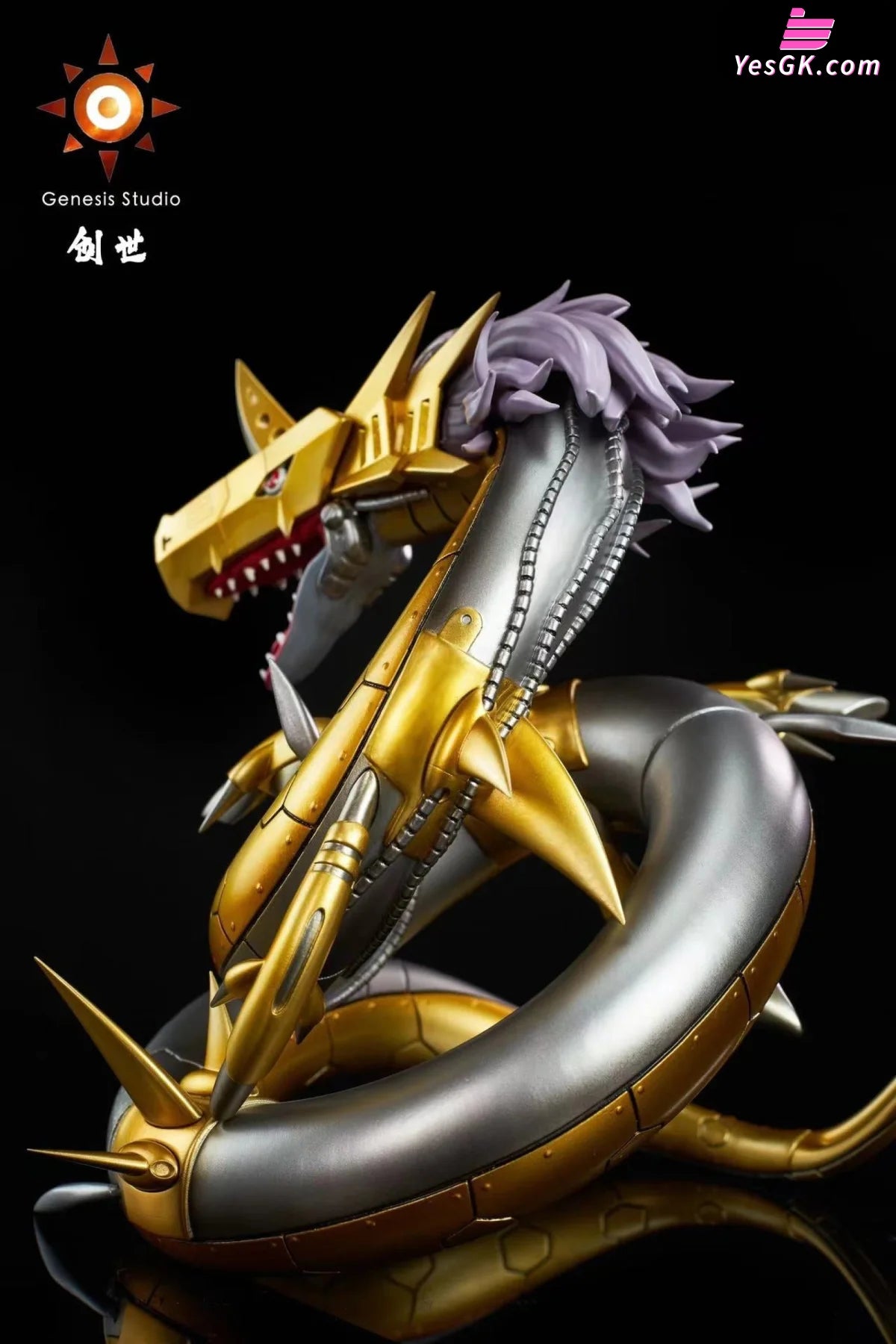 Digimon Metal Seadramon Resin Statue - Genesis Studio [Pre-Order]