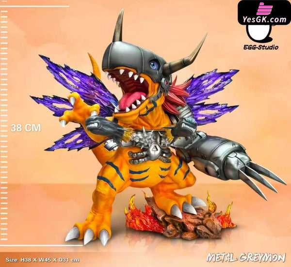Digimon MetalGreymon Statue - EGG Studio